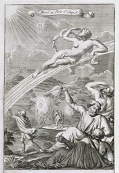 Iris on her Rainbow, illustration from Book 2 Part 6 Chapter 9 of 